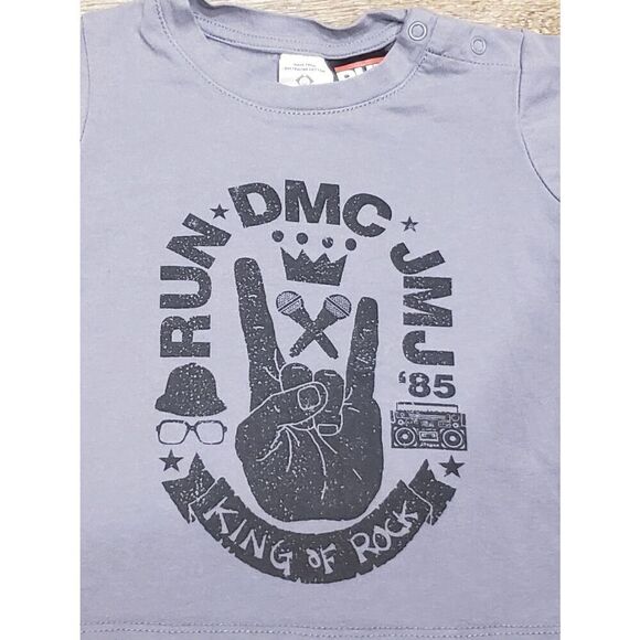 Run DMC Authentic Baby Tee Size 6-12 Months EUC - Picture 3 of 6